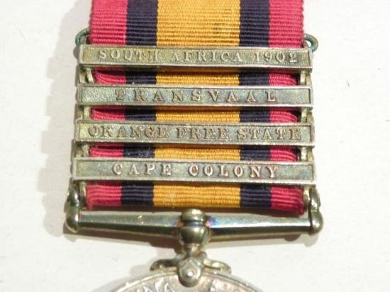Superb 4 Bar QSA Medal to Walker Border Regiment. — image 3