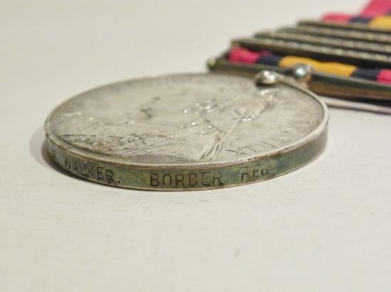 Superb 4 Bar QSA Medal to Walker Border Regiment. — image 6