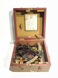 Late Victorian Royal Naval Sextant.