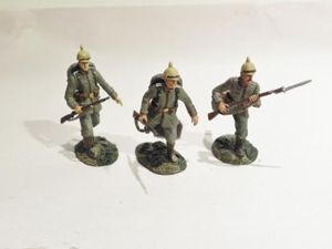 Vintage Britain's WW1 German 84th Reg at Mons 1914.