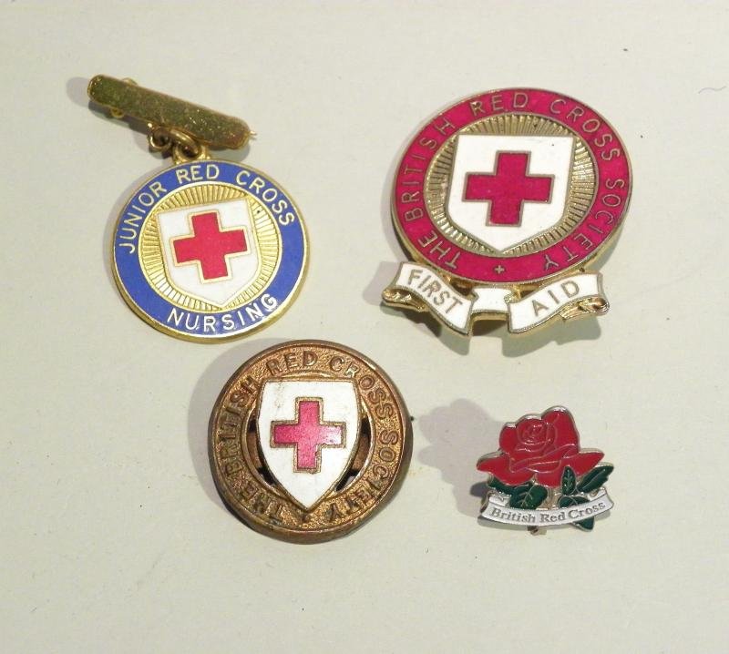 QEII 1950's Era V.A.D Singapore Red Cross Badge Etc — image 4