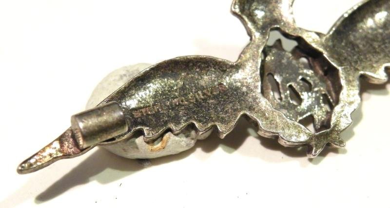 WW2 Era Sterling Silver RAF Sweetheart Brooch — image 4