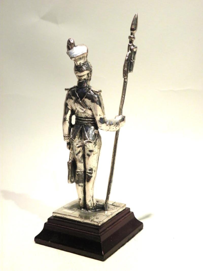 Royal Hampshire Art Foundry Silver Plated Figure – lancer — image 2