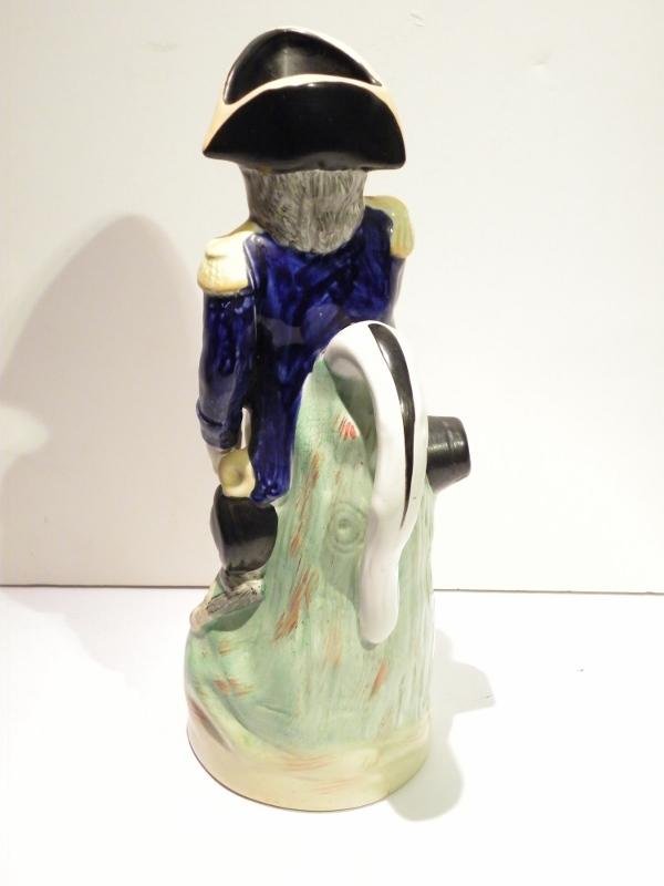 19thC Staffordshire Pottery Nelson Toby Jug — image 4