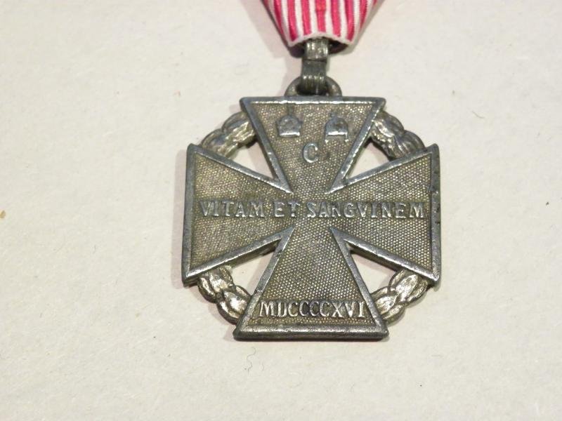 WW1 Austro-Hungarian Karl Troop Cross — image 2