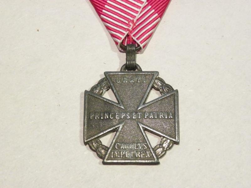 WW1 Austro-Hungarian Karl Troop Cross — image 3