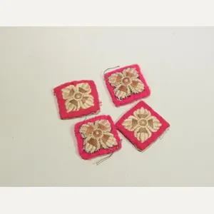 4 WW2 Officers Cloth Pips.