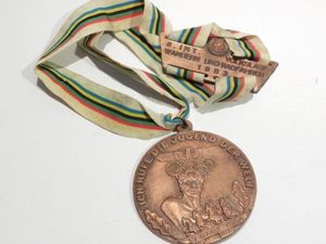 A 1980's German Sports medallion with Honour 1936 Berlin Olympics …