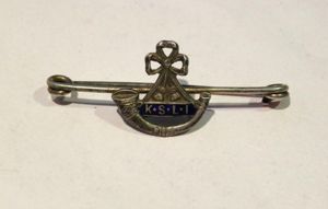 WW1 Silver King's Shropshire Light Infantry Sweetheart Brooch