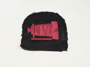 Scarce Inter War Era Royal Navy Photographer Sewn Cloth Trade …