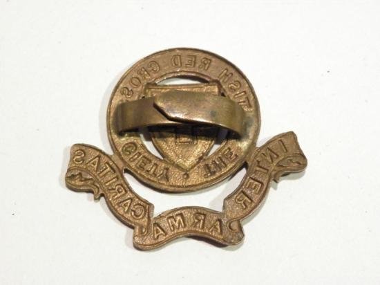 WW1 Era British Red Cross Society Cap Badge — image 2
