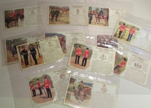 12 WW1 Era Gale & Polden History & Traditions Postcards