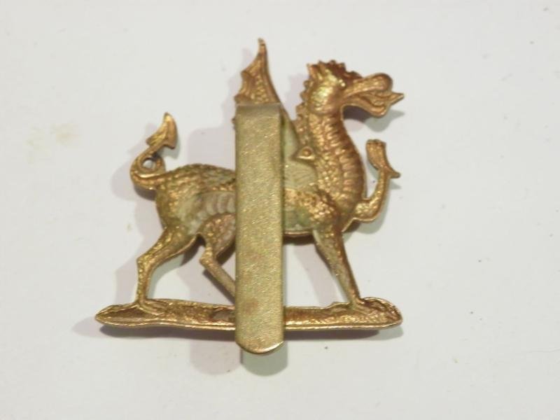 WW1 Era 1st Monmouthshire Regiment Cap Badge. — image 2