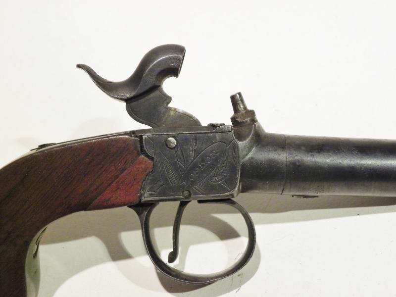 19th Century Percussion Pocket Pistol by Briscoe of London. — image 7