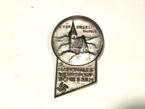 1930's German Tinnie or Day Badge National Military Sports Shooting