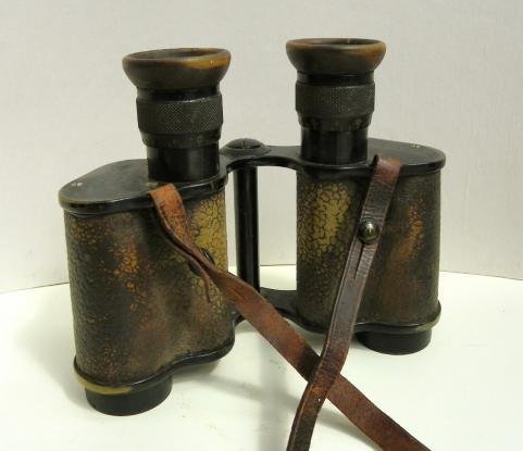 WW1 Era Ross Binoculars in Leather Case — image 2