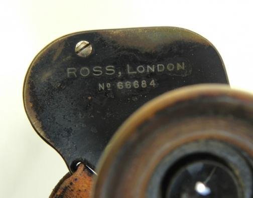 WW1 Era Ross Binoculars in Leather Case — image 5