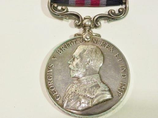 Scarce WW1 MM to BQMS RFA for Mesopotamia. — image 2