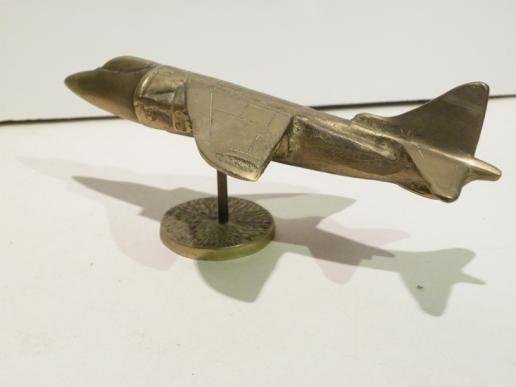 Vintage Brass Harrier Jump Jet — image 4