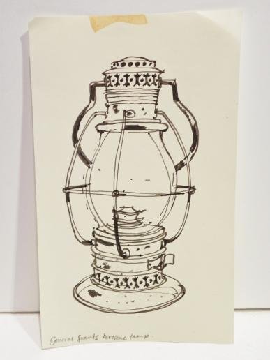 Mid 20th Century Original Pen and Ink Civil War Drawings with Certificate — image 6