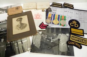 WW1 & WW2 Medals & Insignia to; Lieut Dawe RGA …