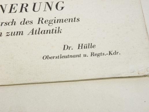 Very Interesting and Scarce WW2 German Christmas Message to Elite Regiments — image 3