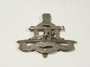 WW2 South African President Steyn Regiment Cap Badge.