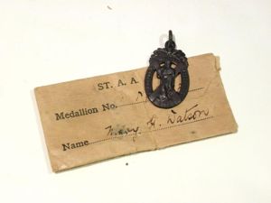 Vintage Bronze St Andrew's Ambulance Association Bronze Medallion