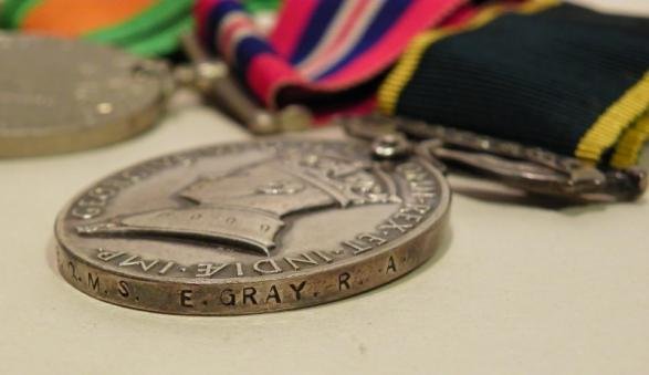 Super WW2 Territorial Group to BQMS Gray RA. — image 8