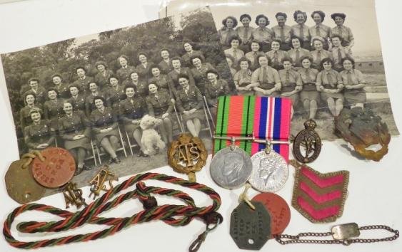 WW2 Medals, Insignia & Photos to Brunton-Reed ATS — image 10
