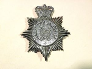 QEII Issue North Wales Police Helmet Badge