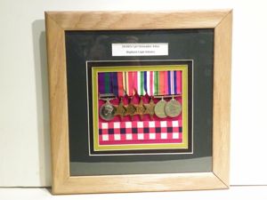 WW2 & GSM Palestine Group to Johns Highland Light Infantry.