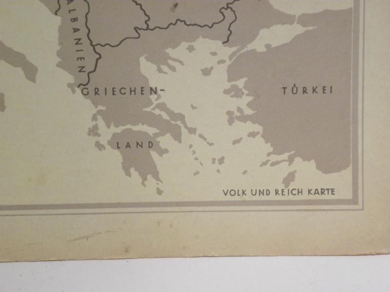 Rare WW2 German Hitler Youth Training & Information Map — image 4