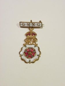 WW1 Era Queen Mary's Needlework Guild Volunteers Worker Badge
