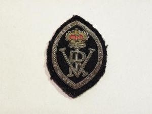 Scarce Queen's Institute of District Nursing Silver Bullion Cloak Cloth …