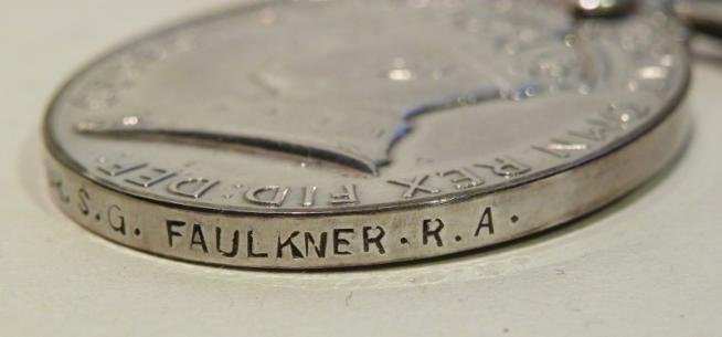 WW2 Pair & Territorial Efficiency Medal to Falkner RA. — image 5