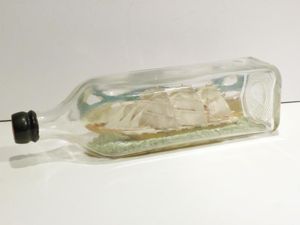 Vintage Ship In A Bottle