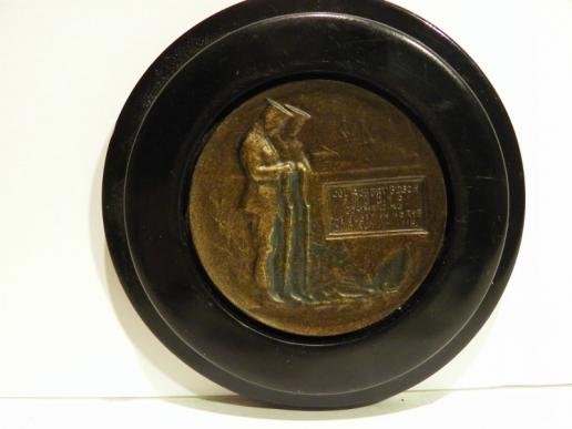 Modern WW1 Memorial Plaque to Colonel Beech. — image 3