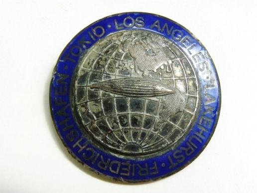 Rare 1929 Commemorative badge Zeppelin LZ127 — image 2
