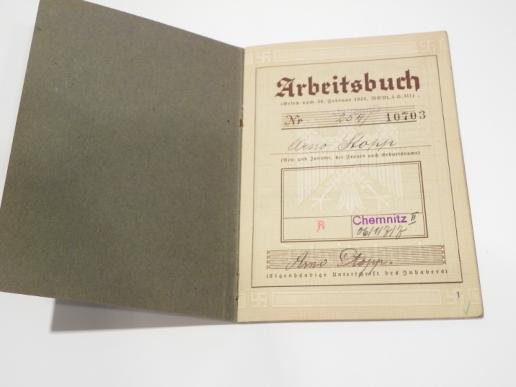 Pre WW2 German Workers Book & Apprenticeship Book. x2 — image 7
