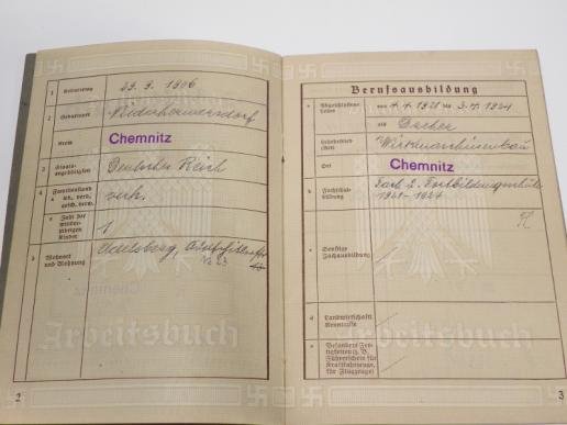 Pre WW2 German Workers Book & Apprenticeship Book. x2 — image 8