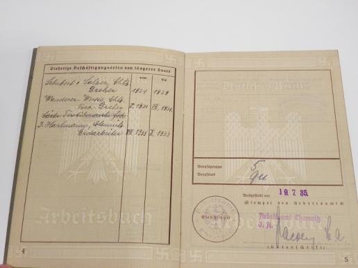 Pre WW2 German Workers Book & Apprenticeship Book. x2 — image 9