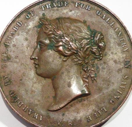 Victorian Bronze Sea Gallantry Medal - Possible Proof. — image 2