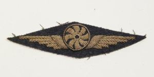Rare WW2 Era Italian Silver Bullion Wing Badge – Observer …