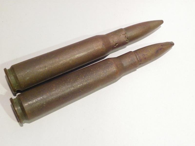 Two WW2 United States .50 Calibre Browning Machine Gun Cartridge — image 2