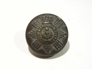 Unusual Victorian Scots Guards Kilt/Shoulder? Button