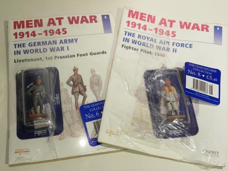 Five Packaged Del Prado Men at War Series Lead Soldiers — image 3