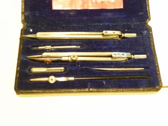 Cased Vintage Six Piece Technical Drawing Set — image 3