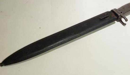 Scarce WW1 Turkish-Shortened German Ersatz Bayonet. — image 7