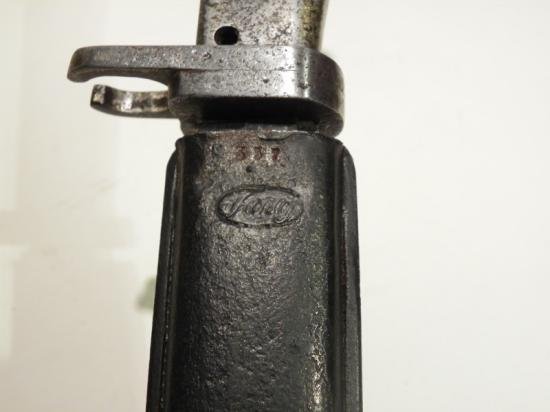 Scarce WW1 Turkish-Shortened German Ersatz Bayonet. — image 8